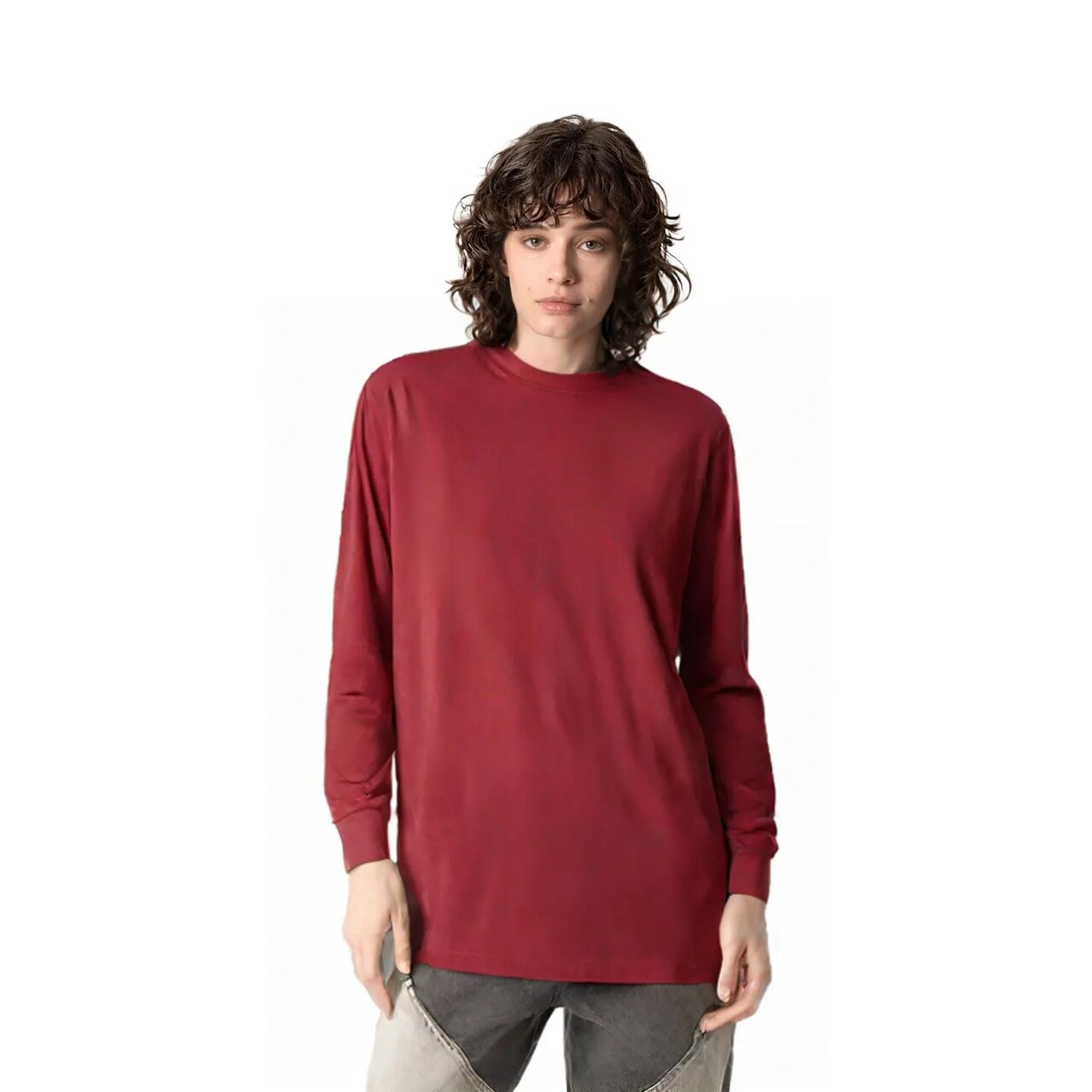 BELLA + CANVAS Unisex Jersey Long Sleeve Tee Lightweight Airlume Cotton Retail Fit Everyday Casual Shirt